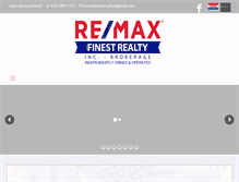 Tablet Screenshot of finest-realty.com